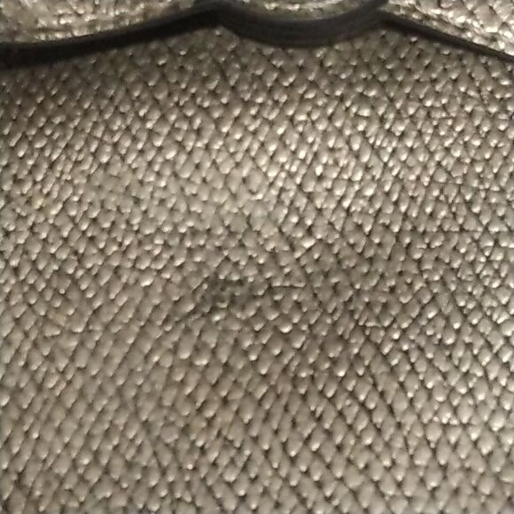 Coach Leather Wallet Wristlet - Gunmetal Color - Picture 4 of 10